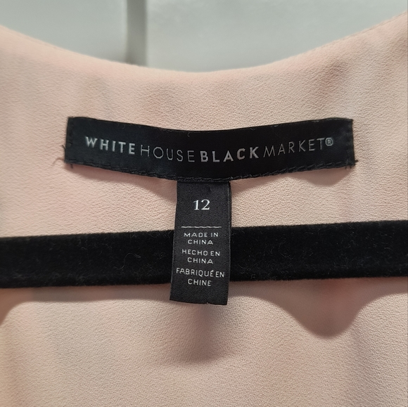 WHBM Pleated Midi Dress in like new condition, size 12, worn twice! - Picture 3 of 6